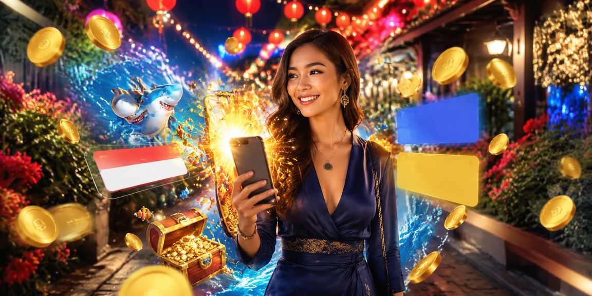 Pemain Malaysia menikmati permainan memancing dalam talian di platform v380